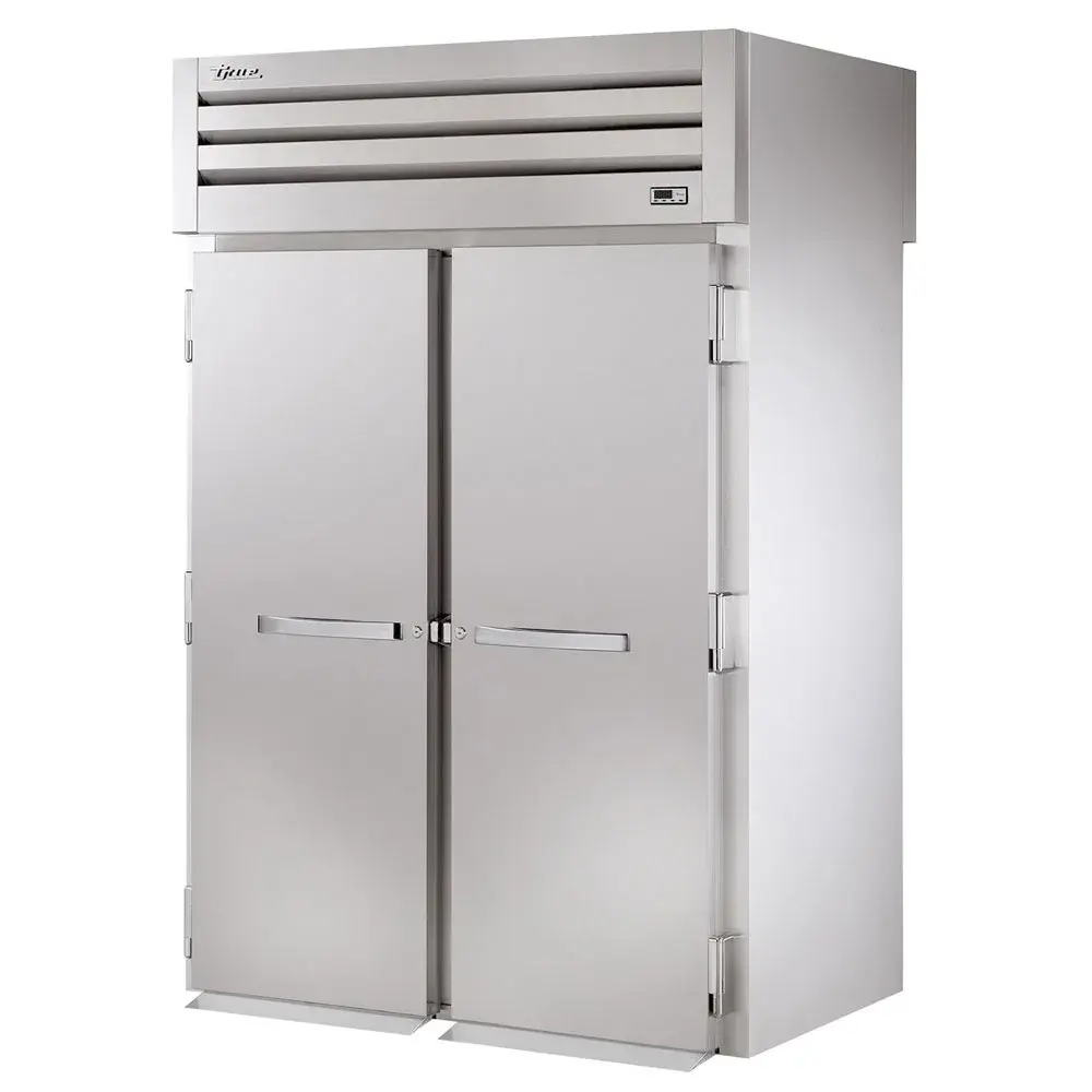 True STR2RRT-2S-2S-HC 68" Two Section Roll Thru Refrigerator, (4) Left/Right Hinge Solid Doors, 115v