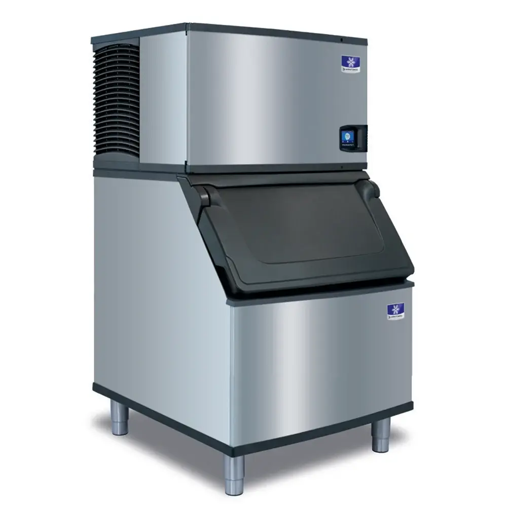 Manitowoc Ice IYT0300W/D400 310 lb Indigo NXT™ Half Cube Ice Machine w/ Bin - 365 lb Storage, Water Cooled, 115v