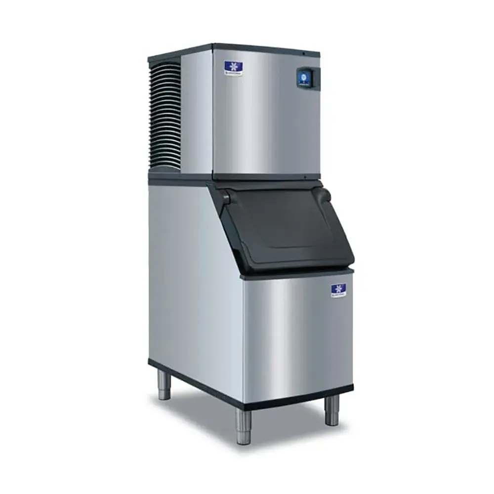 Manitowoc Ice IDT0420W/D420 454 lb Indigo NXT™ Full Cube Ice Machine w/ Bin - 383 lb Storage, Water Cooled, 115v