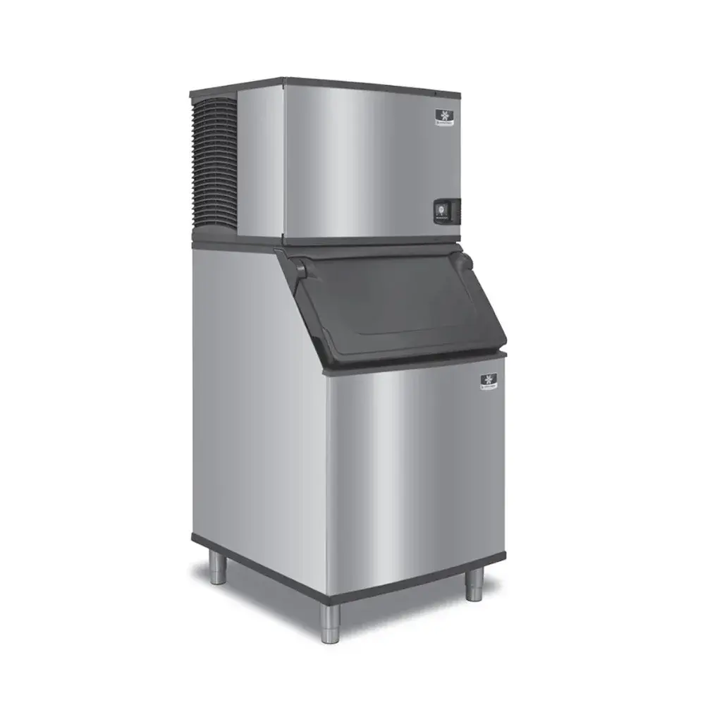 Manitowoc Ice IDT0750W/D570 703 lb Indigo NXT™ Full Cube Ice Machine w/ Bin - 532 lb Storage, Water Cooled, 208-230