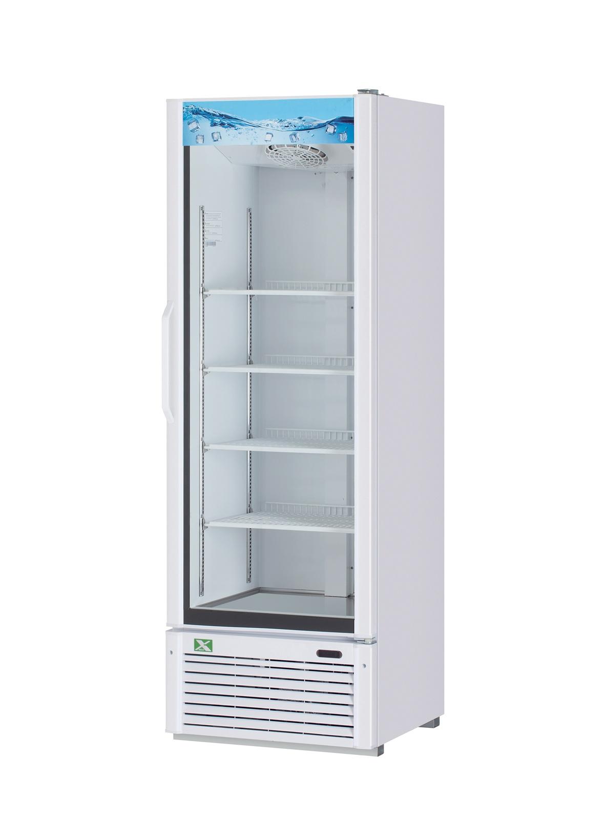 XGM-19W-N6 1 Door Glass Door Merchandiser- White