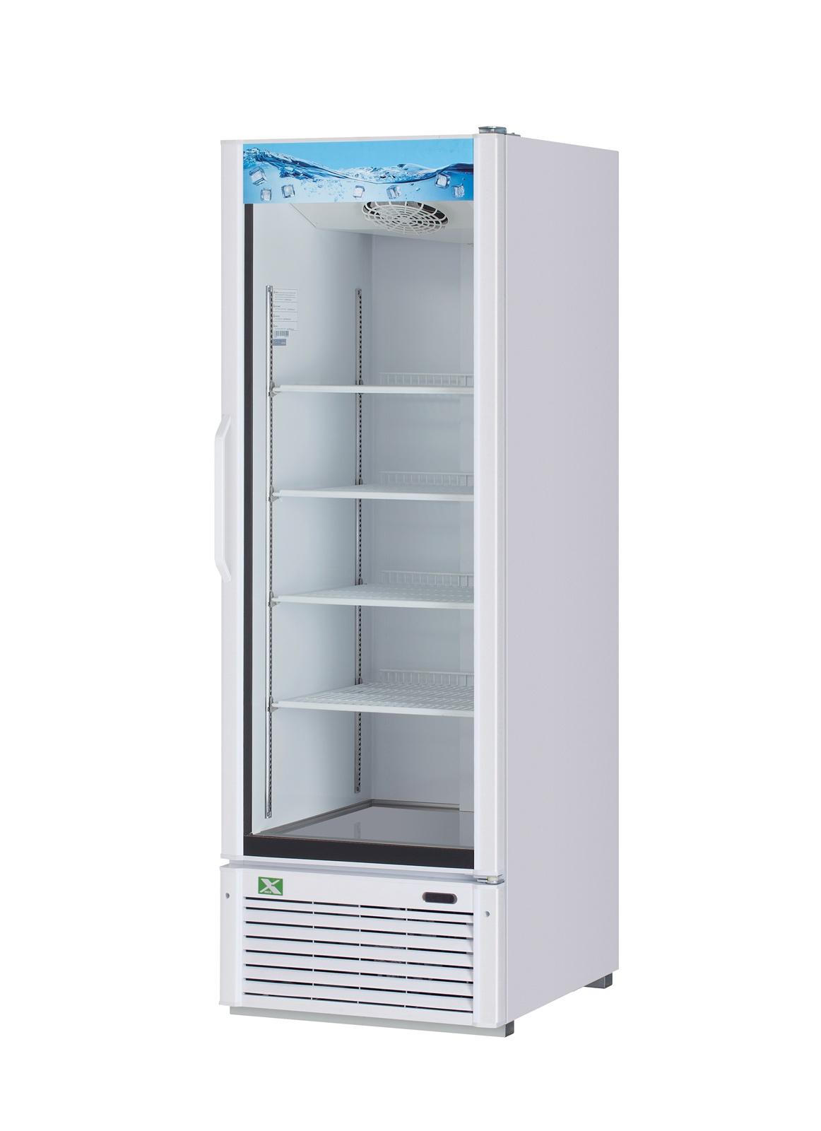 XGM-23W-N6 1 Door Glass Door Merchandiser- White