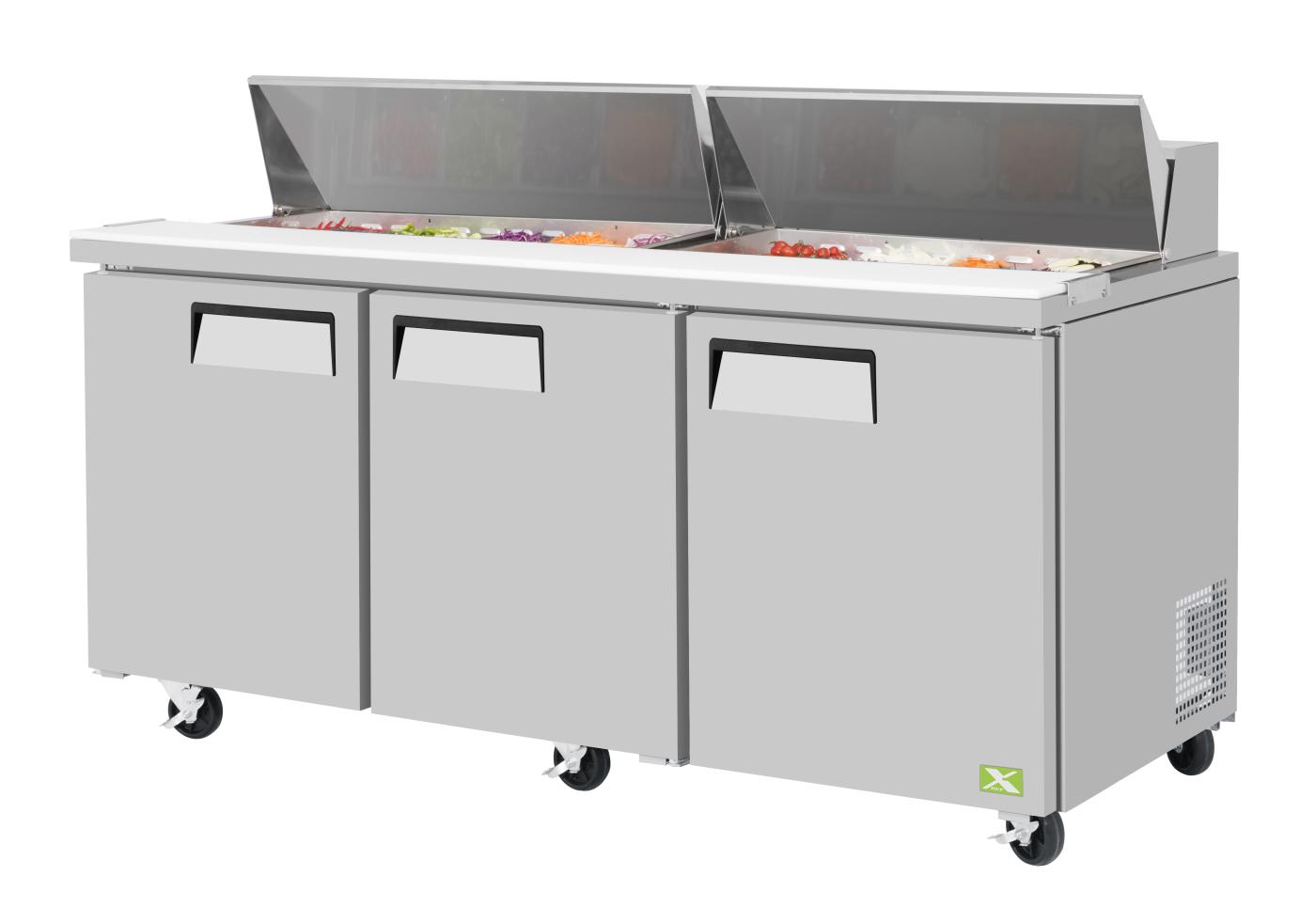 XST-72-N 3 Door Food Prep Table