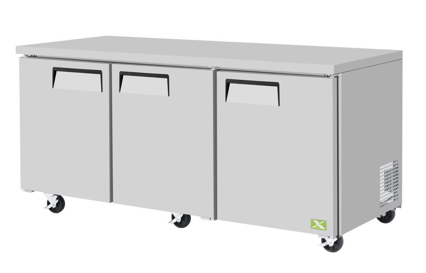XUR-72-N 3 Door Undercounter Refrigerator