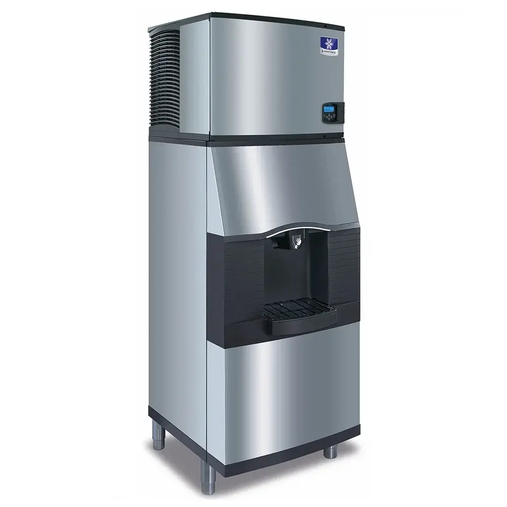 Manitowoc Ice IDT0500W/SFA292 500 lb Full Cube Ice Machine w/ Water & Ice Dispenser - 180 lb Storage, Bucket Fill, 115v