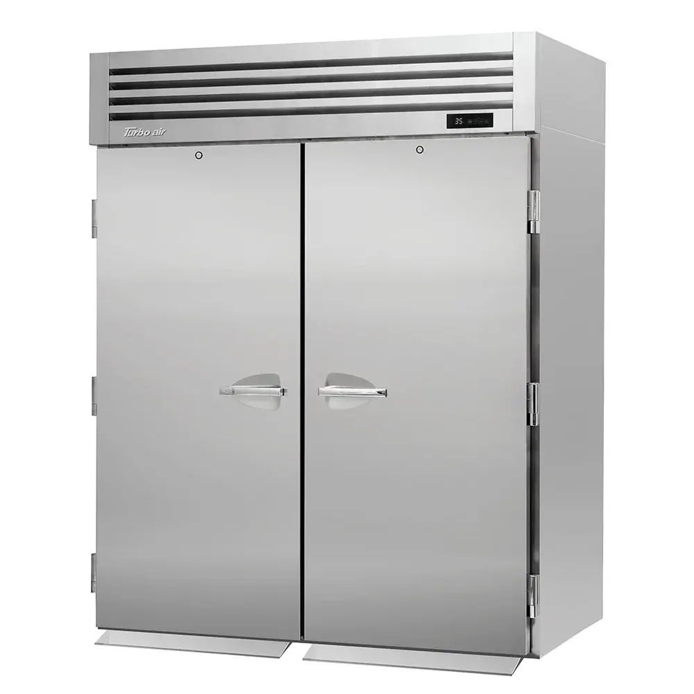 Turbo Air PRO-50R-RI-N 67" Two Section Roll In Refrigerator, (2) Left/Right Hinge Solid Doors, 115v