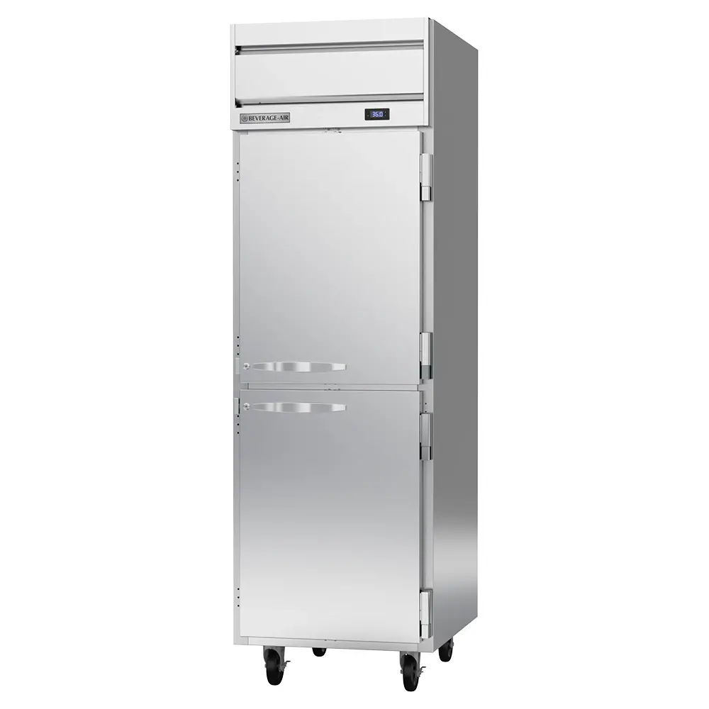 Beverage-Air HRS1HC-1HS 26" One Section Reach In Refrigerator, (2) Right Hinge Solid Doors, 115v