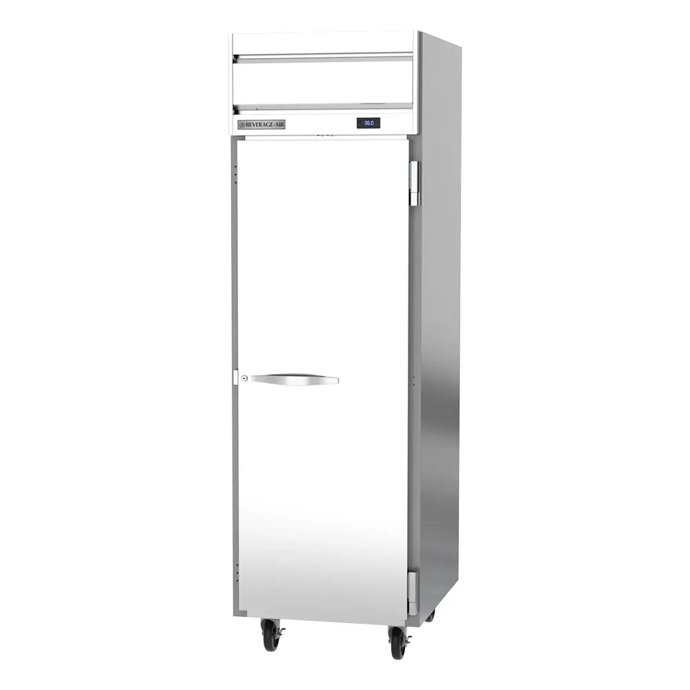 Beverage-Air HRS1HC-1S 26" One Section Reach In Refrigerator, (1) Right Hinge Solid Door, 115v