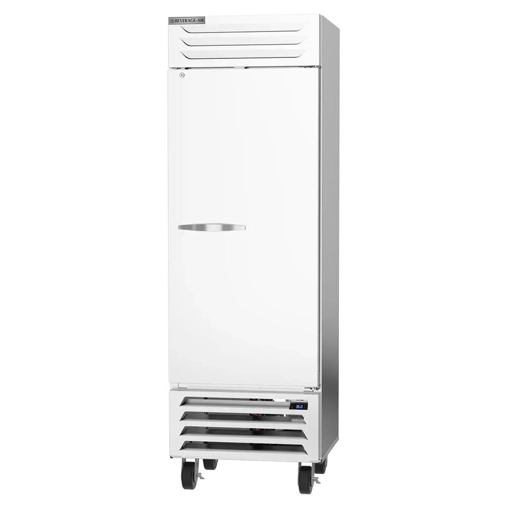 Beverage-Air RB19HC-1S 27 1/4" One Section Reach In Refrigerator - (1) Right Hinge Solid Door, 115v