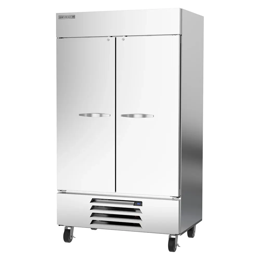 Beverage-Air HBR44HC-1 47" Two Section Reach In Refrigerator, (2) Left/Right Hinge Solid Doors, 115v