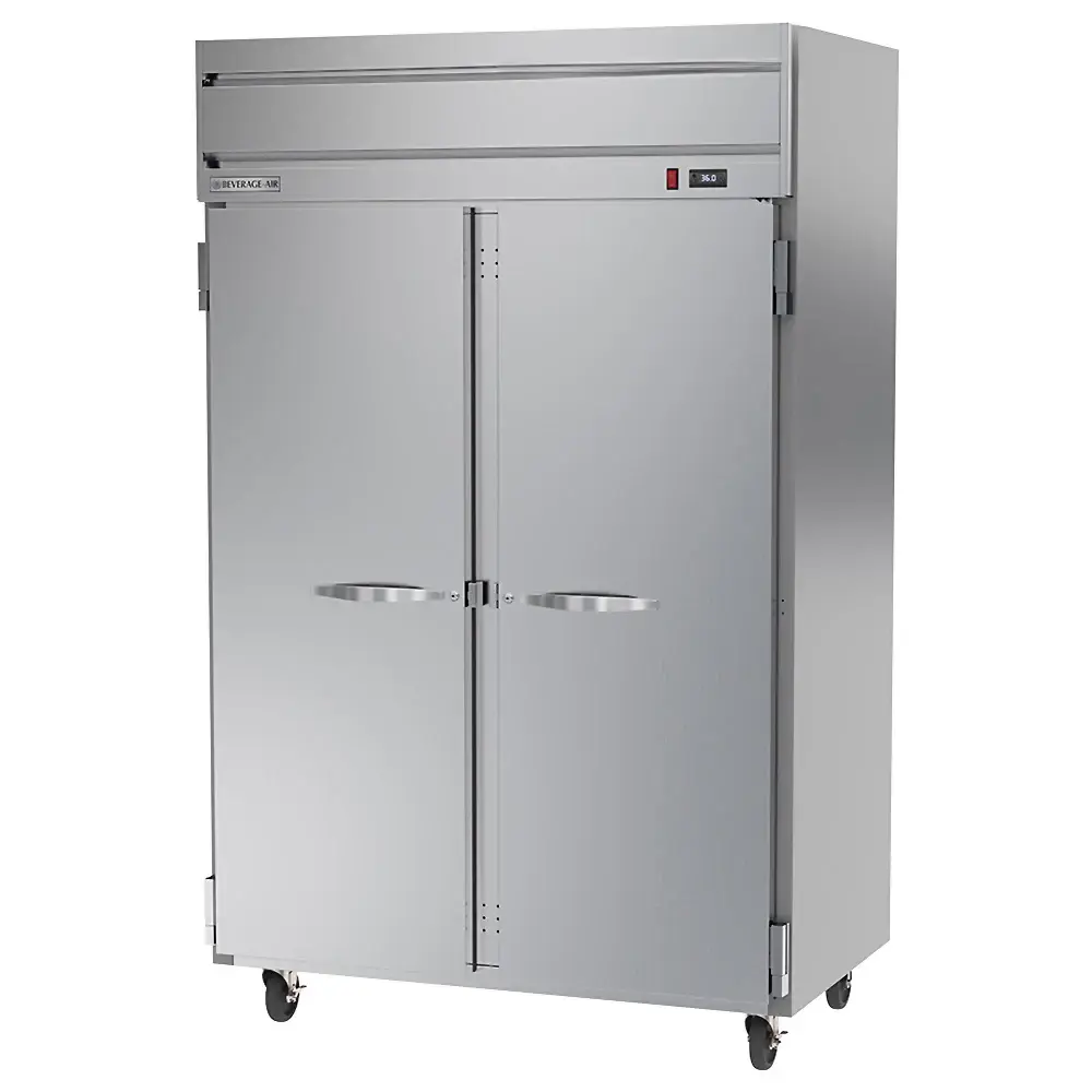 Beverage-Air HR2HC-1S 52" Two Section Reach In Refrigerator, (2) Left/Right Hinge Solid Doors, 115v