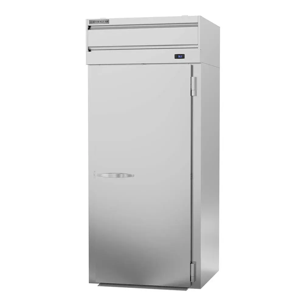 Beverage-Air PRI1HC-1AS 33" One Section Roll In Refrigerator, (1) Right Hinge Solid Door, 115v