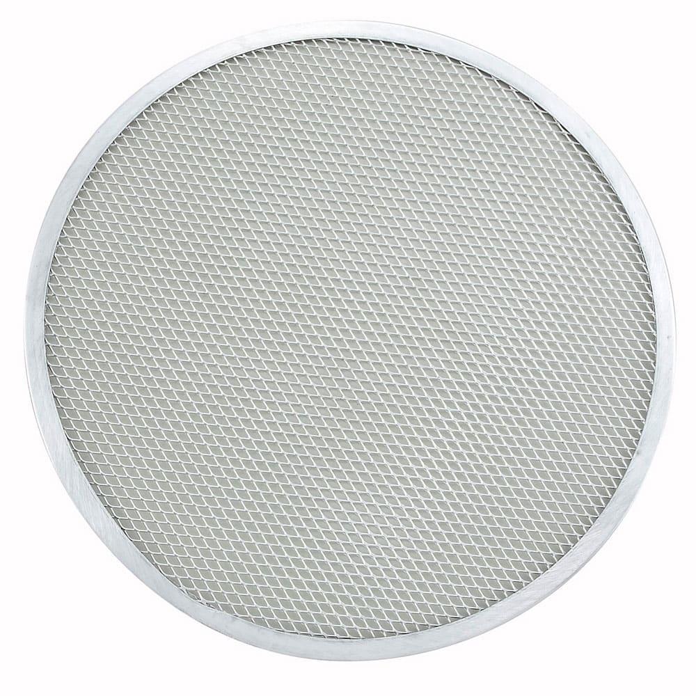 Winco APZS-13 13" Seamless Pizza Screen, Aluminum