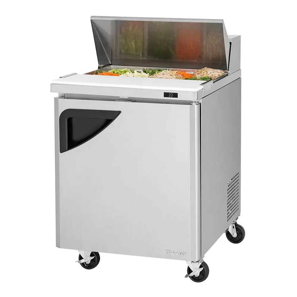Turbo Air TST-28SD-N 27" Super Deluxe Sandwich/Salad Prep Table w/ Refrigerated Base, 115v