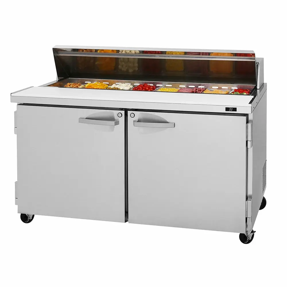 Turbo Air PST-60-N 60 1/4" PRO Series Sandwich/Salad Prep Table w/ Refrigerated Base, 115v