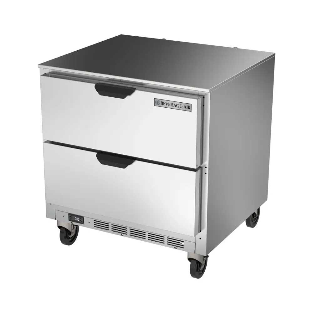 Beverage-Air UCFD32AHC-2 32"W Undercounter Freezer w/ (1) Section & (2) Drawers, 115v