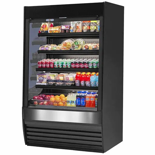 Federal Industries VRSS-6078S Vision Series 59 1/4" High Profile Refrigerated Self-Serve Merchandiser with Four Shelves