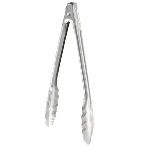 Winco UT-9LT 9"L Stainless Utility Tongs