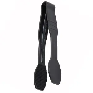 Winco PUTF-6K 6" Plastic Utility Tongs, Black