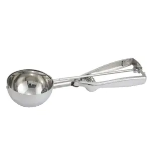 Winco ISS-8 Stainless #8 Squeeze Disher - 4 oz