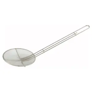 Winco SCF-6R Round Mesh Skimmer, 6 1/2 x 6 1/2 x 20"