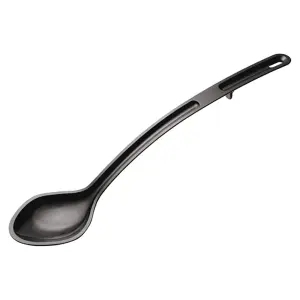 Winco CVSS-15K 15" Solid Serving Spoon - Plastic, Black