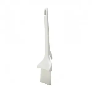 Winco NB-20HK 2" Concave Pastry Brush w/ Nylon Bristles & White Plastic Handle