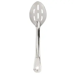 Winco BSST-11 11" Slotted Basting Spoon w/ Bakelite Handle, Stainless