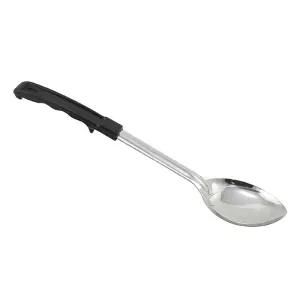 Winco BHON-13 13" Solid Basting Spoon w/ Stop Hook, Stainless