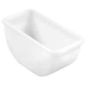 Winco CDP-1P 1/2 qt Bar Garnish Tray Insert - White