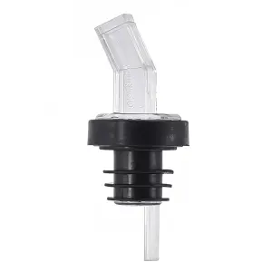 Winco PP-SCL Plastic Pourer w/ Screen & Bent Spout, Crystal Clear