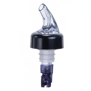 Winco PPA-113 1 1/8 oz Measuring Pourer w/ Purple Tail