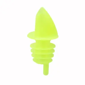 Winco PPR-2Y Free Flow Liquor Pourer, Yellow