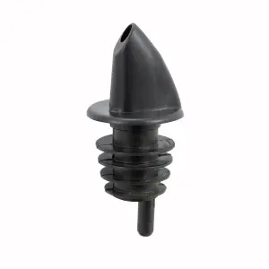 Winco PPR-2K Free Flow Liquor Pourer, Black