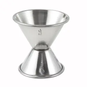 Winco J-3 Double Jigger - 3/4 oz & 1 1/2 oz, Stainless