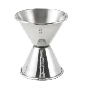 Winco J-4 Double Jigger - 1 oz & 1 1/2 oz, Stainless