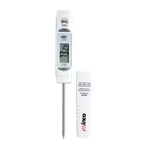 Winco TMT-DG4 Digital Pocket Thermometer w/ 3 1/8" Stem, -40 to 450 Degrees F