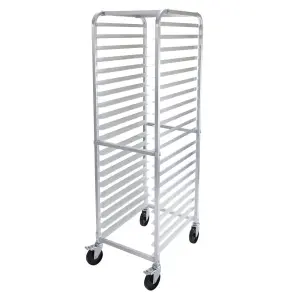 Winco ALRK-20BK 20 1/4"W 20 Sheet Pan Rack w/ 3" Bottom Load Slides