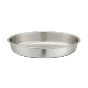 Winco 202-WP 6 qt Oval Chafer Water Pan, Stainless