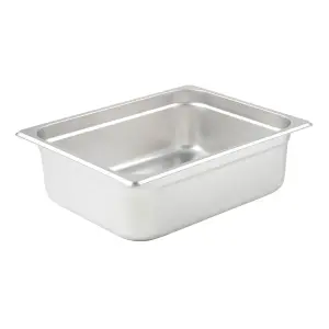 Winco SPJL-204 Half Size Steam Pan, Stainless
