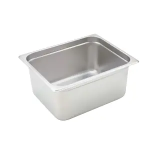 Winco SPJH-206 Half Size Steam Pan, Stainless