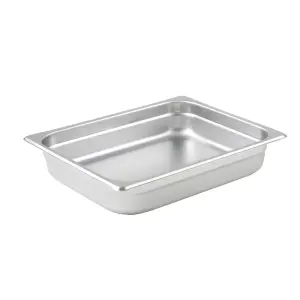 Winco SPJP-202 Half Size Steam Pan, Stainless