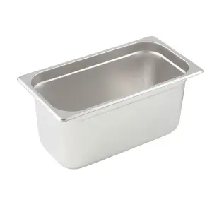 Winco SPJM-306 Third Size Steam Pan, Stainless