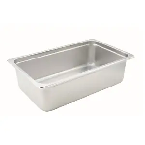 Winco SPJH-106 Full Size Steam Pan, Stainless