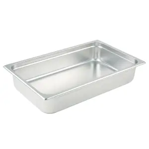 Winco SPJP-104 Full Size Steam Pan, Stainless