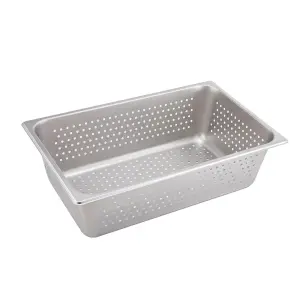 Winco SPFP6 Full Size Steam Pan, Stainless