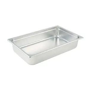 Winco SPJM-104 Full Size Steam Pan, Stainless