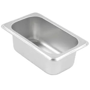 Winco SPN2 Ninth Size Steam Pan, Stainless