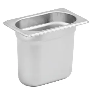 Winco SPJH-906GN Ninth Size Steam Pan, Stainless