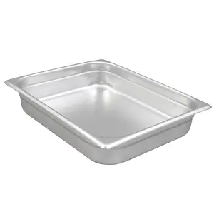 Winco SPJL-202 Half Size Steam Pan, Stainless